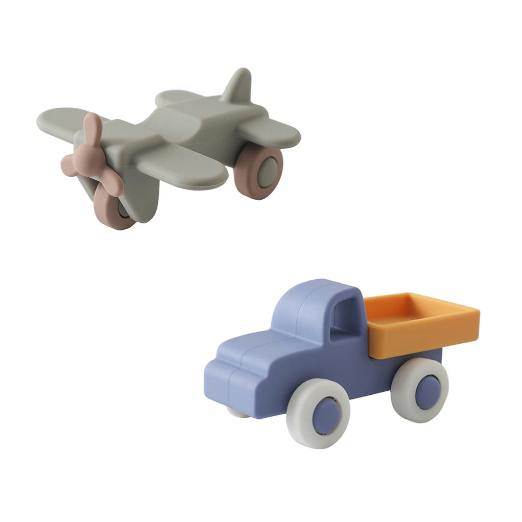 Baby Silicone Car Toys Montessori Baby Things Silicone Baby Teether Toy Car 0 12 Months Newborn Educational Toy Silicone Blocks Purest Peak